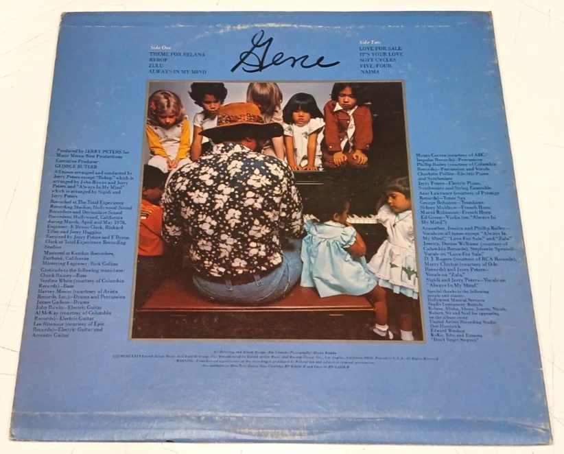 Gene Harris "In A Special Way" 1976 BLUE NOTE US 1st.Press Near Mint Vinyl LP - Image 3 of 4