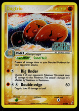 Dugtrio 5/100 EX Crystal Guardians Reverse Holo LP on eBay