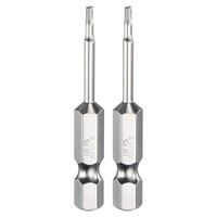 "2 StüCk H1.5 Sechskant-Bit 1.5Mm 1/4\" Schaft 50Mm Magnet Antriebsstecknase"