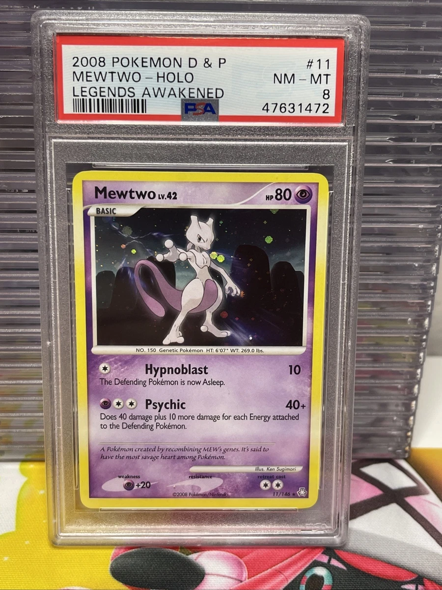 Mewtwo Pokémon TCG Professional Sports Authenticator (PSA) Grade 8