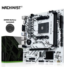 MACHINIST B450 Motherboard AM4 DDR4 NVME M.2 Supports Ryzen 1-5 Gen CPU  