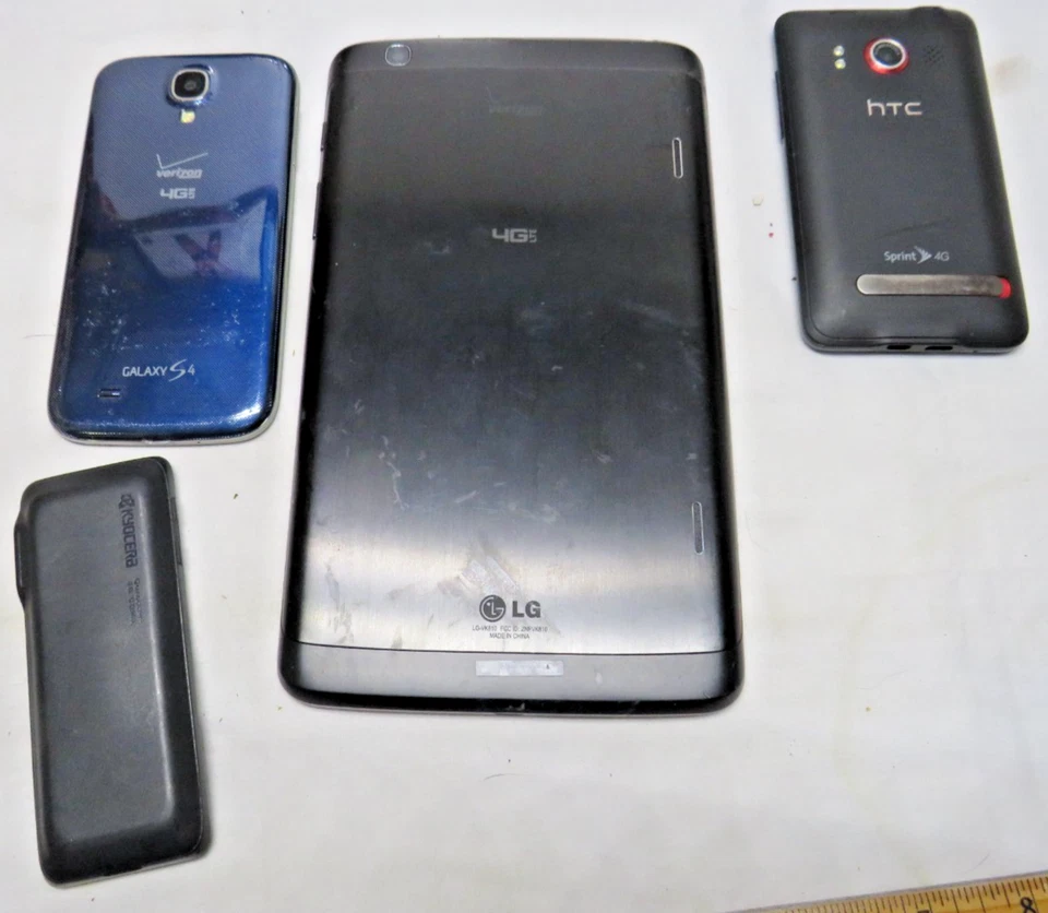 Samsung galaxy 4 And Motorola HTC Phones LG Tablet Mix Lot 8 for Parts - Image 3 of 4