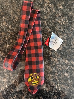 WWF WWE Loot Crate Plaid Red Black Mankind Tie Necktie New With Tag 2021