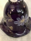 FENTON ROYAL PURPLE BELL HISTORICAL COLLECTION 1998 DON FENTON SIGNED #337 6" T