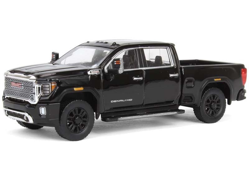  2022 GMC Sierra 2500 Denali - Black 1:64 Scale Model - Karson Diecast Co 51703A