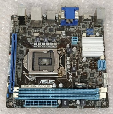 ASUS P8H61-I/BT6130-8/DP_MB LGA1155 Motherboard with IO Panel Mini-ITX