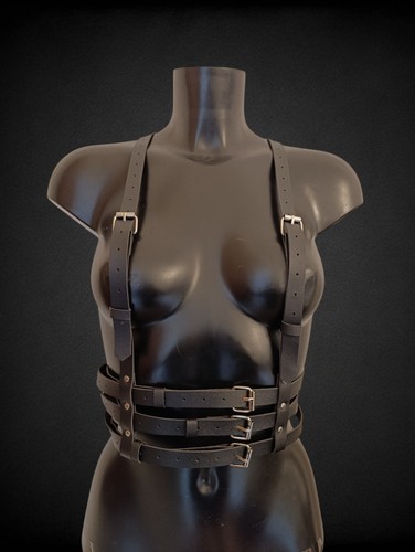 Body Brustgeschirr Mieder Harness Geschirr Fetisch Bondage Bdsm Sexy Cosplay Top - Bild 3 von 13