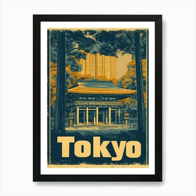 Aihrgdesign A Retro Reiseposter F Gerahmtes Wandbild Poster Leinwanddruck Bild