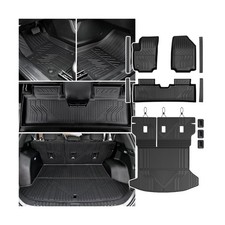 Floor Mats  Cargo Mat with Backrest Mat for 2025-2026 Chevy Equinox Only Gas...