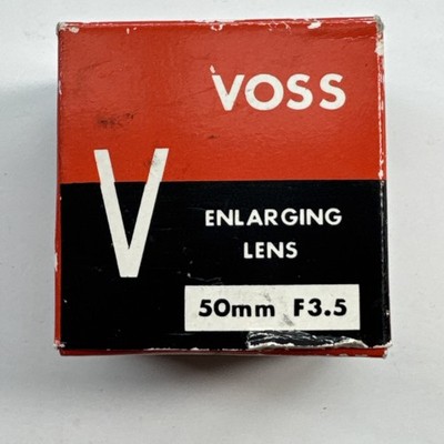 Voss Enlarging Lens 50mm f3.5 Bogen Photo Original Box Japan NOS