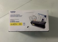 Brother TN-431 Black Standard Yield Toner Cartridge TN431BK Yellow Sealed