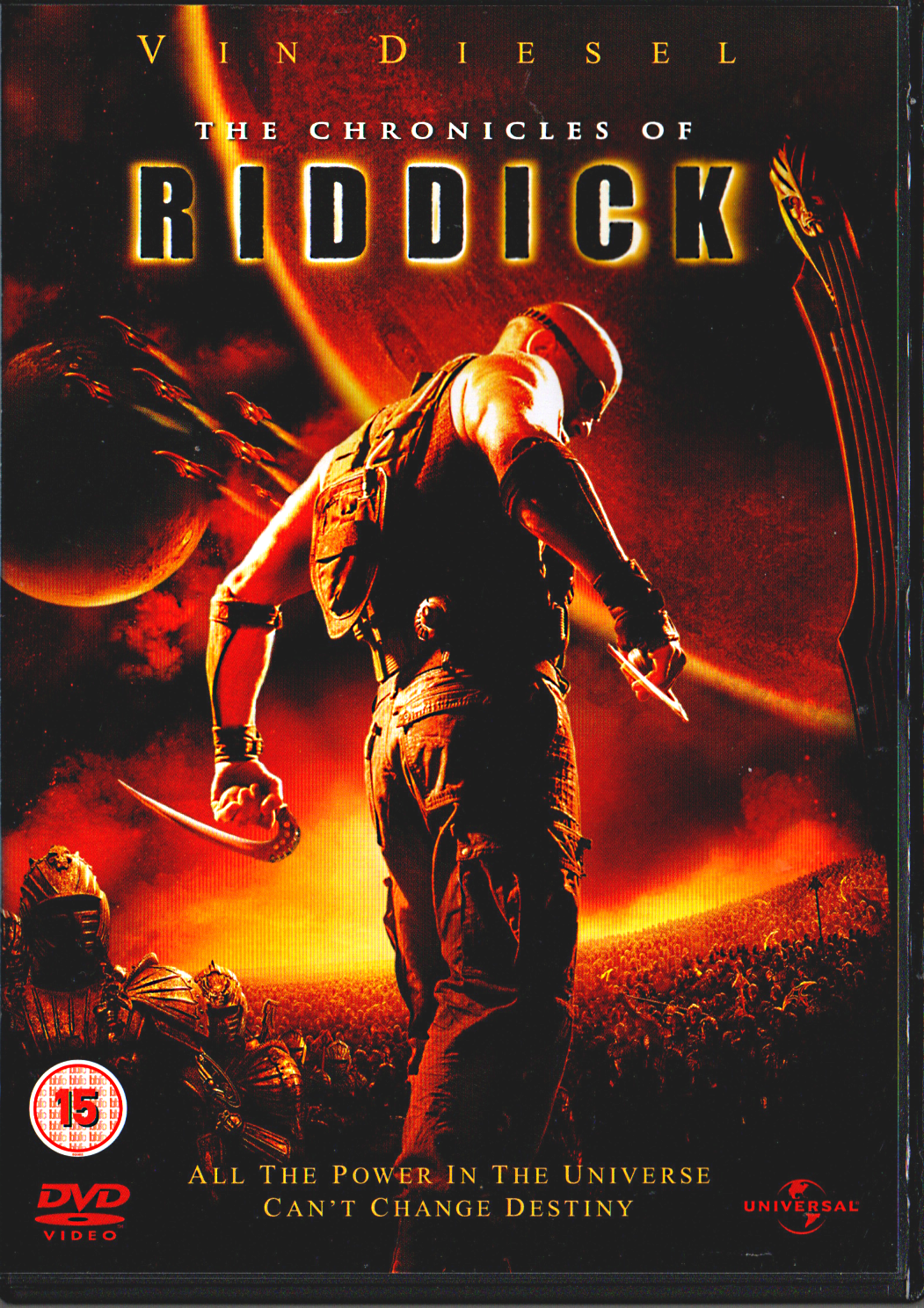 The Chronicles of Riddick - DVD - 15 - Science Fiction - Vin Diesel - FAST POST