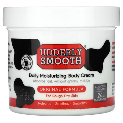 Udderly Smooth Daily Moisturizing Body Cream, Original Formula, 10 Oz (Pack of 3