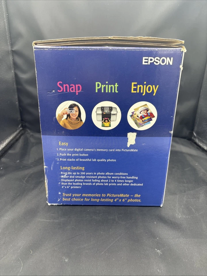 Epson Picture Mate Personal Photo Lab Brilliant Quality at Home Printing 4”x6” - Image 2 of 4