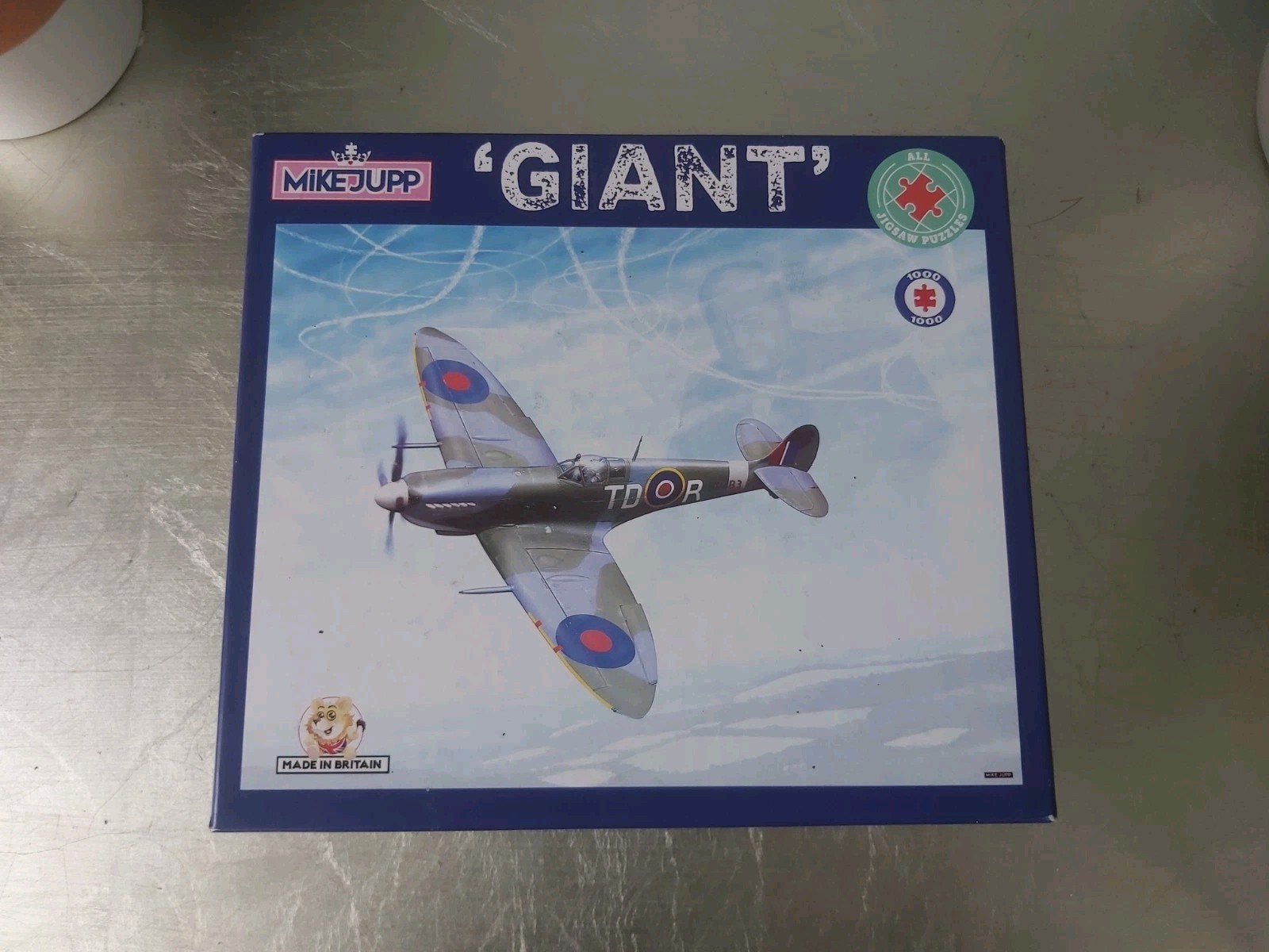 Mike Jupp - Giant Spitfire Plane 1000 Piece Jigsaw Puzzle Churchill WW2