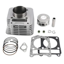 185cc Big Bore Cylinder Barrel Kit 62mm For Yamaha YBR125 YBR 125 Custom 05-18·
