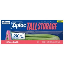 Ziploc Tall Storage Bag 1 pk #01456 NEW