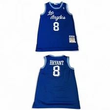 Kobe Bryant #8 LA Lakers 1996-97 Basketball Jersey Sz L Mitchell Ness Hardwood