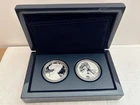 2012 American Eagle San Francisco 2 Coin Proof Silver Set w/ Display Box and COA