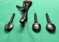 Lot of 4/4 Deluxe Ebony Violin Parts