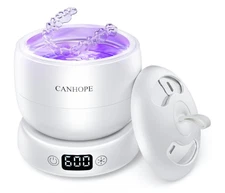 Ultrasonic Retainer Cleaner Machine, 42kHz Professional for Dentures, Aligners,