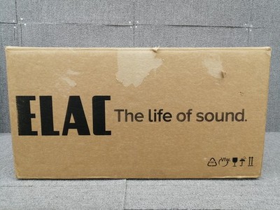 ELAC VELA BS403 White Bookshelf Speakers Pair Set w/ Box