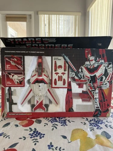1985 Transformers Jetfire Autobot Air Guardian Figure With Battle Armor
