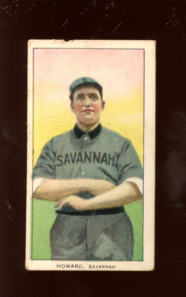 1909-11 T206 Baseball #221 Ernie Howard (Savannah) Old Mill GD *h1