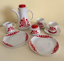 ESCHENBACH Bavaria Germany 21 teiliges Retro-Mid-Century Kaffeeservice