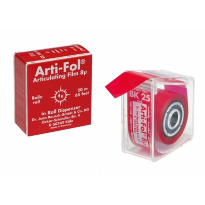 Bausch BK25 Arti-Fol II Ultra-Thin Two-Sided Articulating Film 8 Micron 22mmx20m
