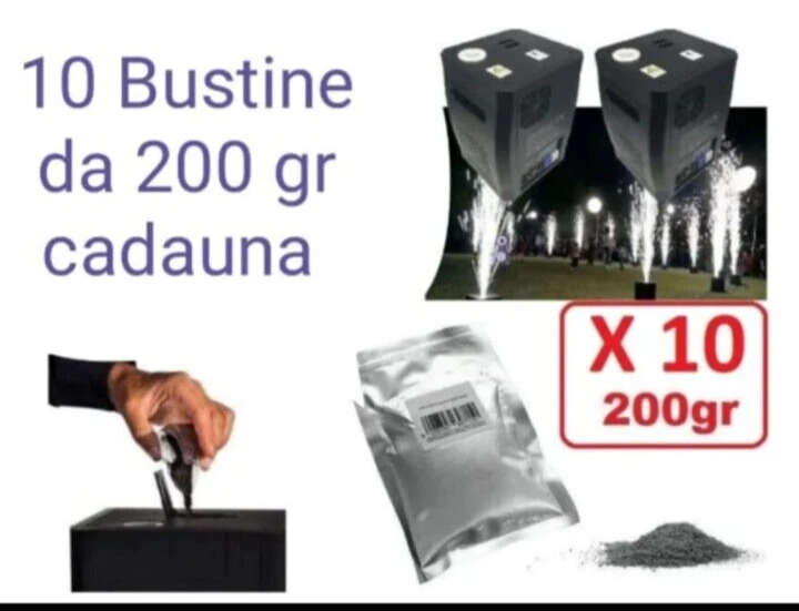 10 Buste INDOOR RICARICA Polvere Sparkular 200gr  TOP QUALITY  - Immagine 4 di 4