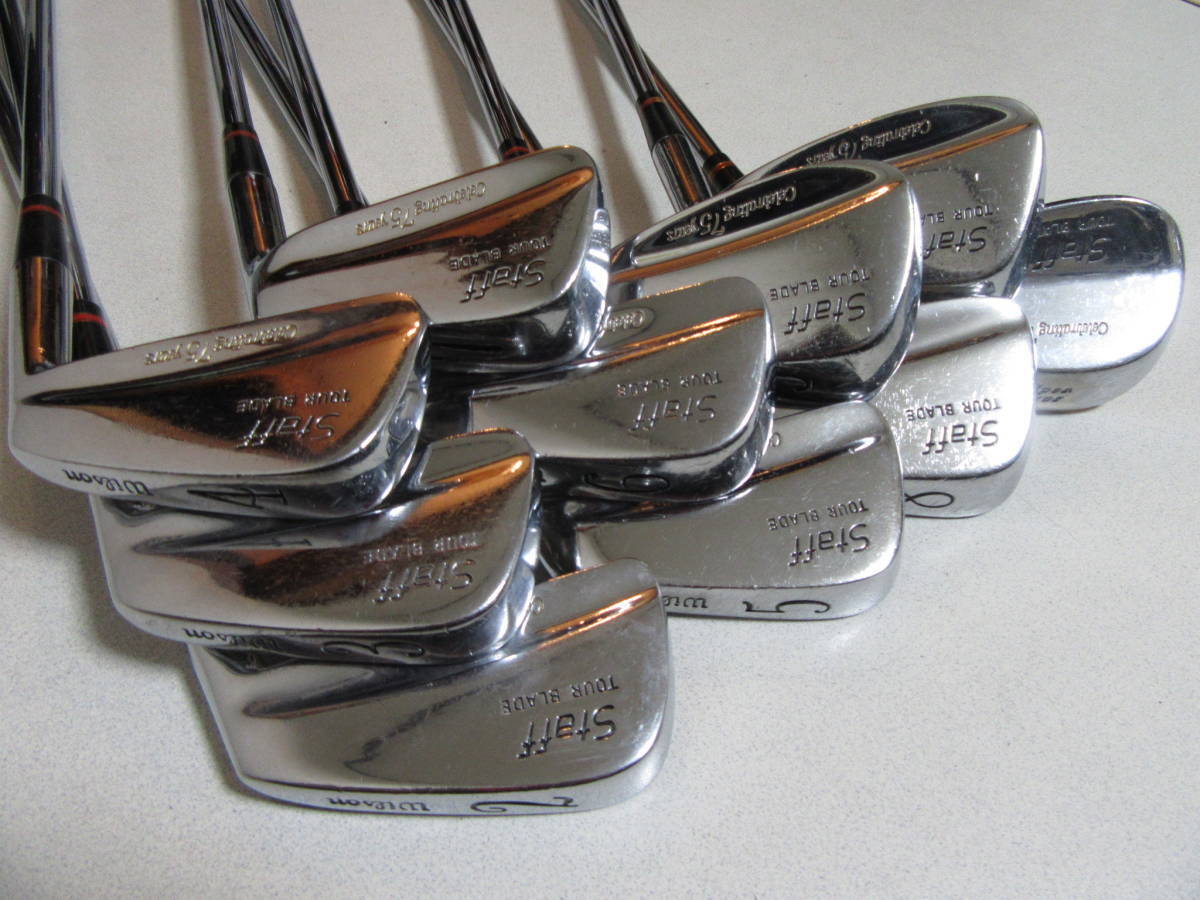 Golf Iron Set Wilson Staff TOUR BLADE Celebrating 75 years Golf Iron Set Wilson Staff TOUR BLADE Celebrating 75 years