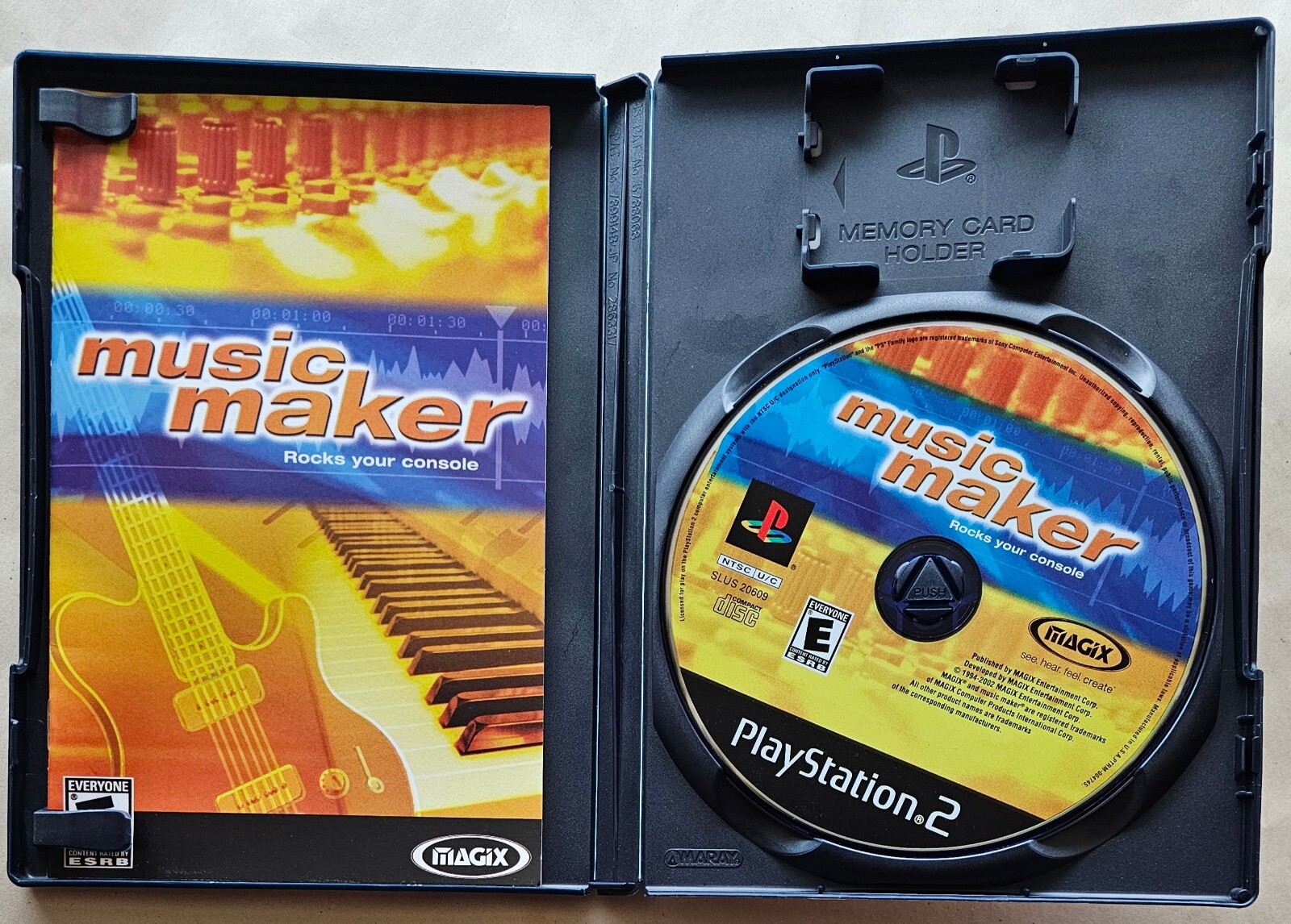 Magix Music Maker PS2 (Sony PlayStation 2) - CIB, Complete