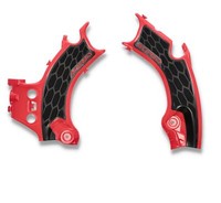 Acerbis X-Grip Rahmen Schutz Silber Schwarz FüR Honda Crf 300 Rx Enduro