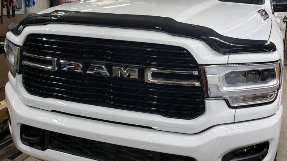 AVS Bugflector II Hood Protector Bug Shield Deflector for 2019-24 Ram 2500 3500 - Image 2 of 4