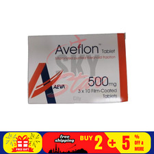 1 X Aveflon 500mg 30's Treatment of Hemorrhoids/Piles Free Shipping