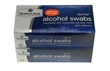 Member's Mark Sterile Alcohol Swabs, Twin Pack: 800 Swabs