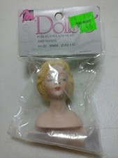 Mangelsen's Doll Porcelain Lady Head and Hands blonde 161-21 50mm