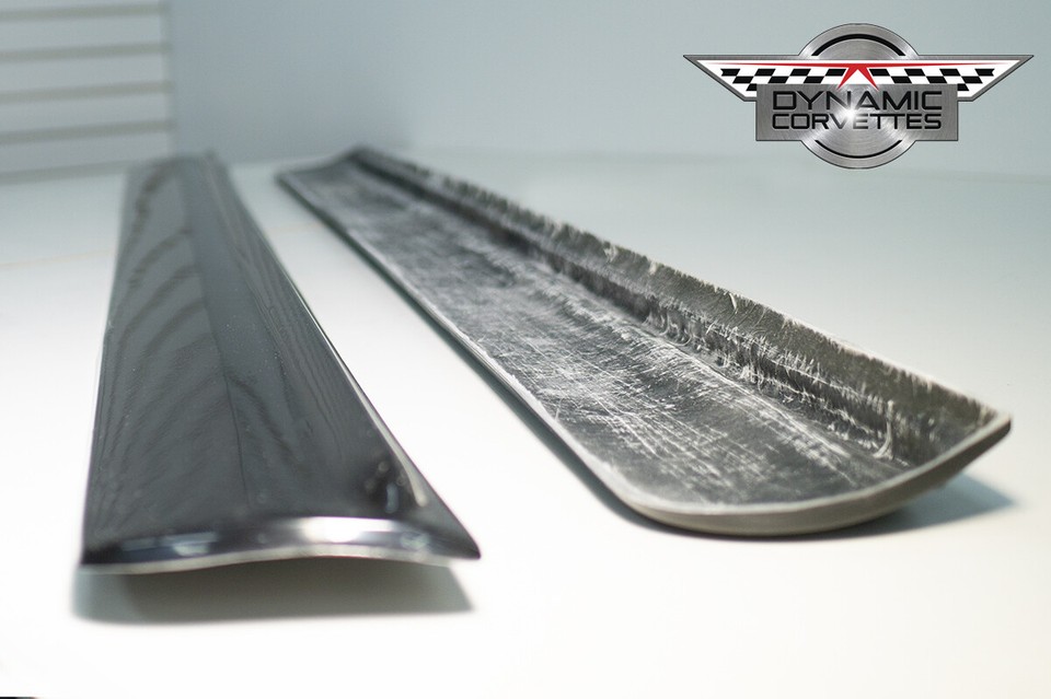 1963-1967 Corvette Custom Fiberglass C2 Rocker Panels 1964 1965 1966 ...
