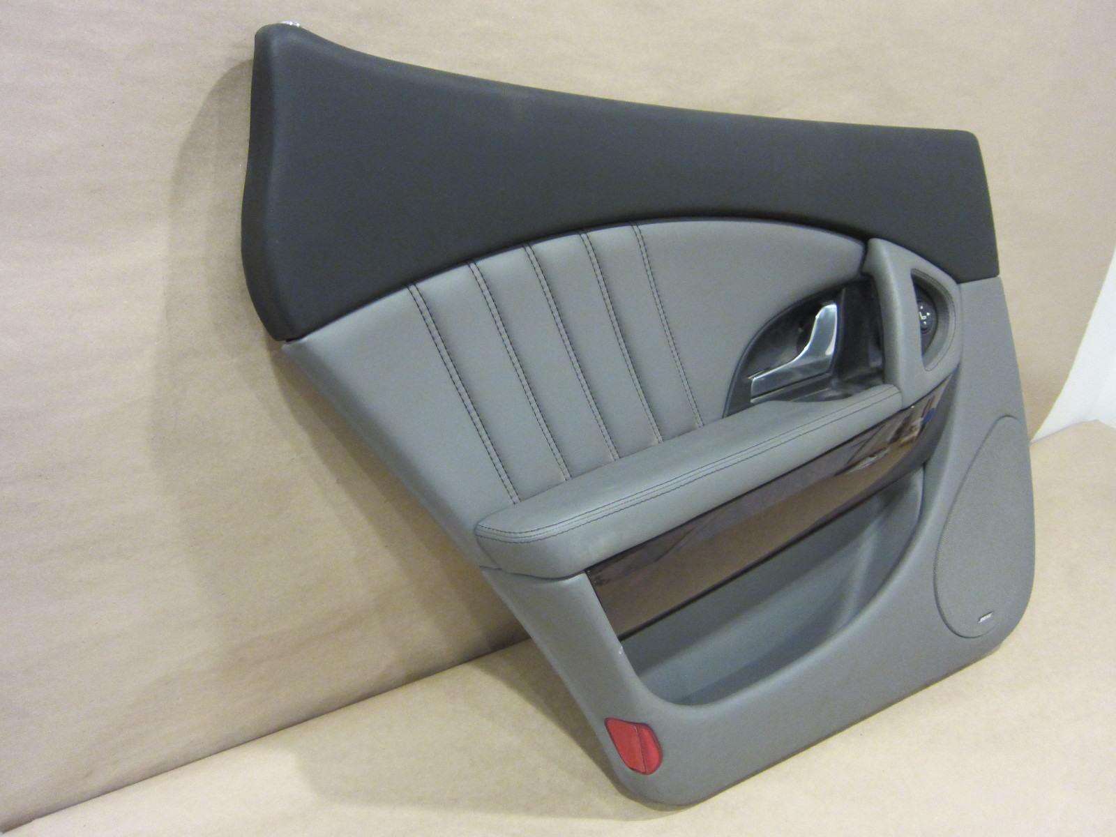 Maserati Quattroporte LH Rear Inside Door Panel. Black/Grey - Part# 66939800