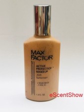MAX FACTOR ACTIVE PROTECTION LIQUID MAKEUP FOUNDATION 1.4 OZ FULL SIZE RARE HTF
