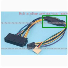 Adapter Cable Power Supply to 6-pin Motherboard 24P to 6P For HP Z230 Z220 18E4