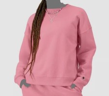 Champion Women's Pink Powerblend Crewneck Sweatshirt Size XS