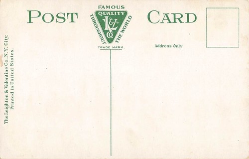 Postcard Public Library Boston Massachusetts DB - Picture 2 of 2