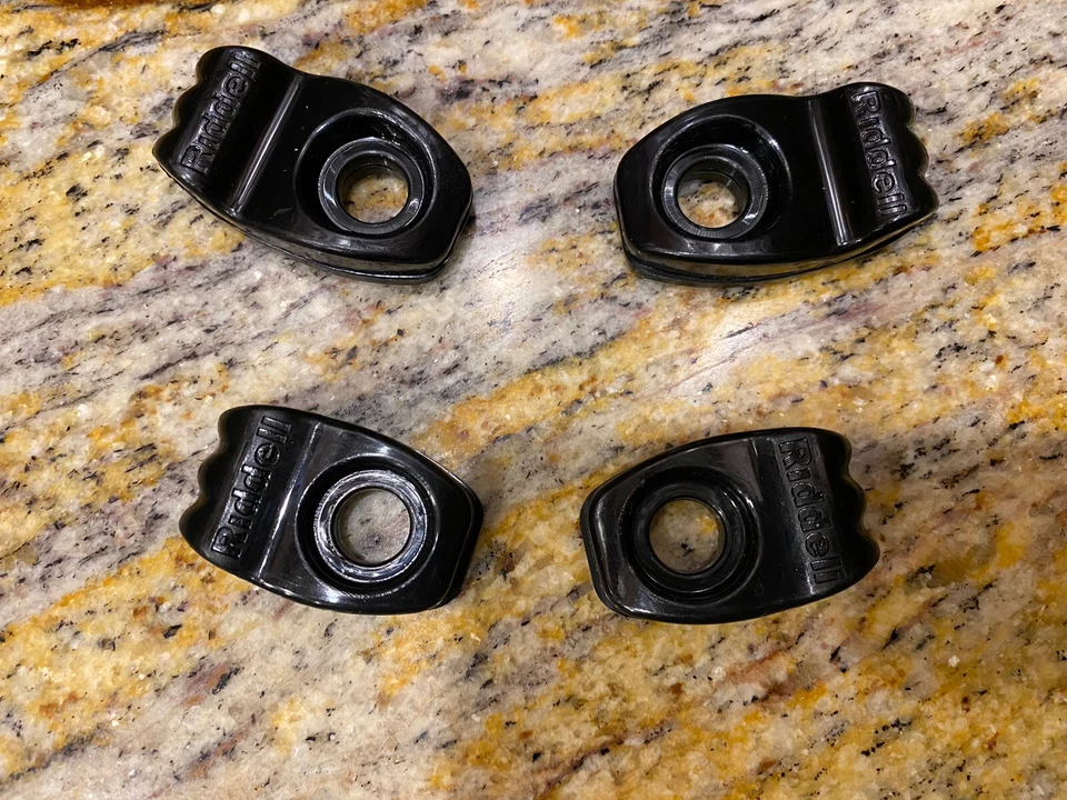 Riddell SPEED FLEX Football Helmet Facemask Hardware Black Plastic Clips