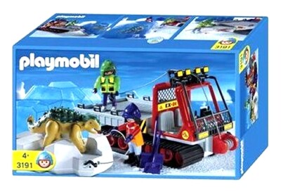 Playmobil 3191 Dino Transporter Arctic Transport Rig Dinosaur  display picture 1