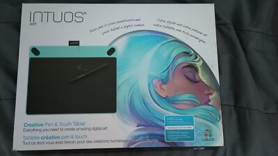 Wacom Intuos ART Pen and Touch Tablet CTL-490 Light Blue