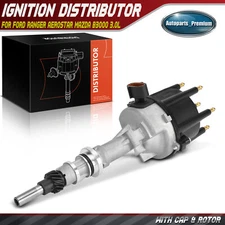 Ignition Distributor w/ Cap & Rotor for Ford Ranger Aerostar Mazda B3000 V6 3.0L
