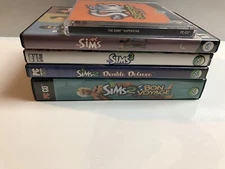 THE SIMS PC(LOT OF 5)GREAT USED CONDITION!! SEE DESCRIPTION FOR DETAILS!!!!