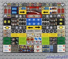 LEGO - Printed Tiles - PICK YOUR DESIGN - 1x1 1x2 1x4 Rectangular Square Flat 